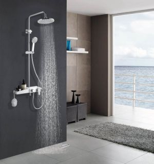 Душевая система AZARIO NEVO AZ-801 с поворотным изливом